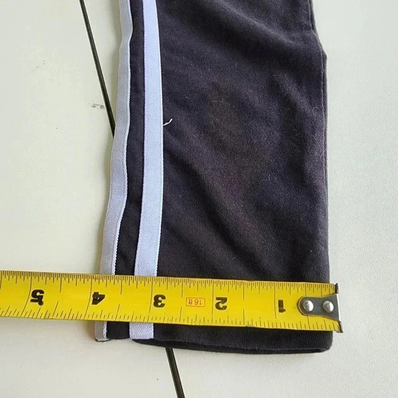 Adidas Women's 3-Stripes Leggings Pants Black White Classic Cotton Sz S - Picture 5 of 9